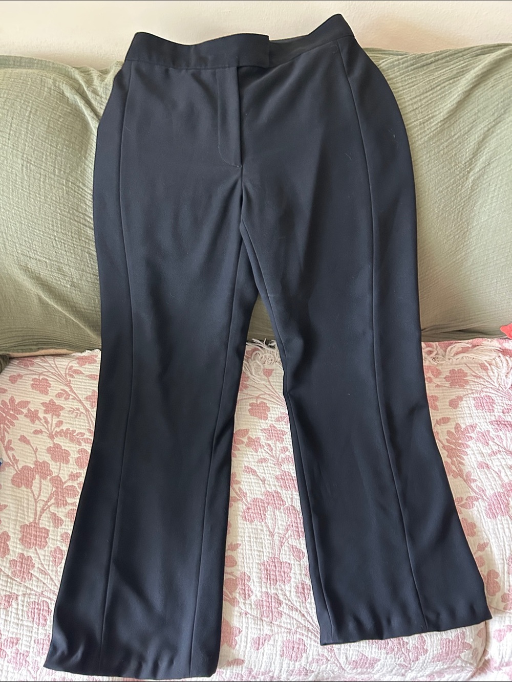 Carolina Herrera Classic Black Women's Dress Pants - Tailored Fit